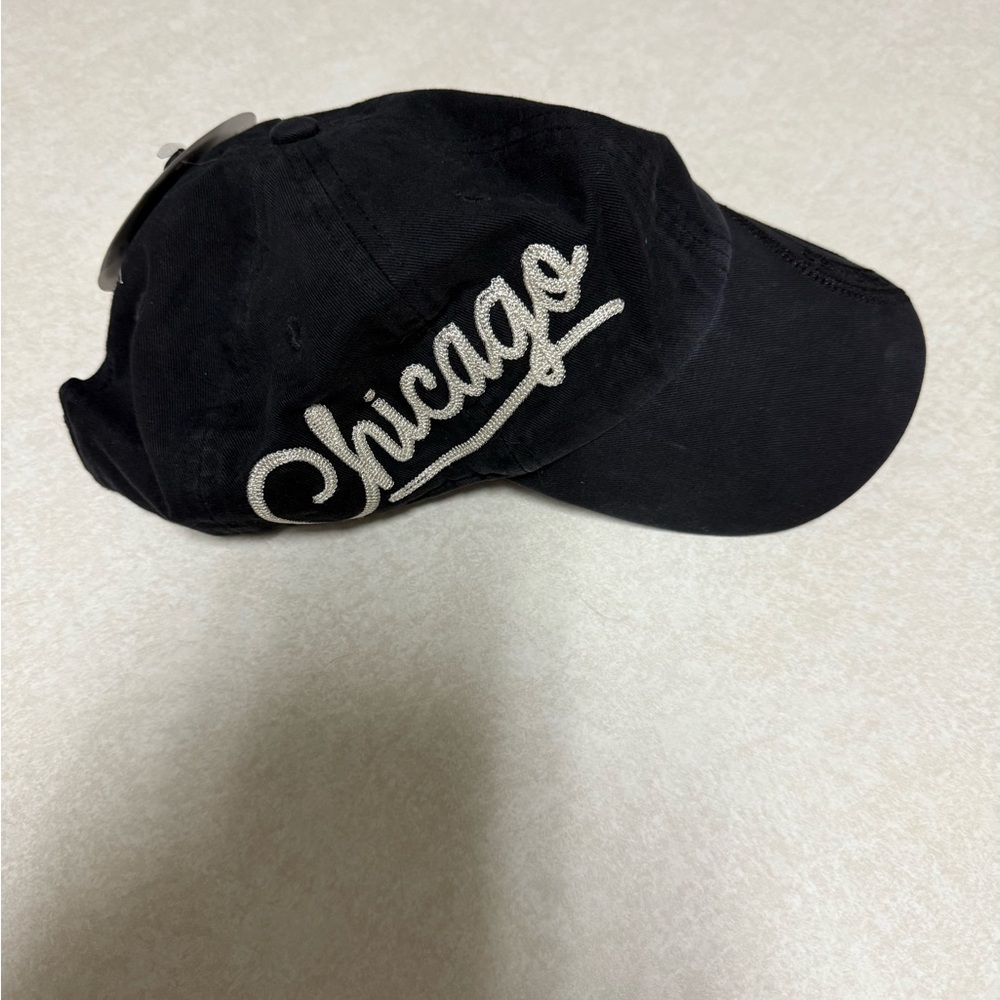 Robin Ruth Black Cap with Logo